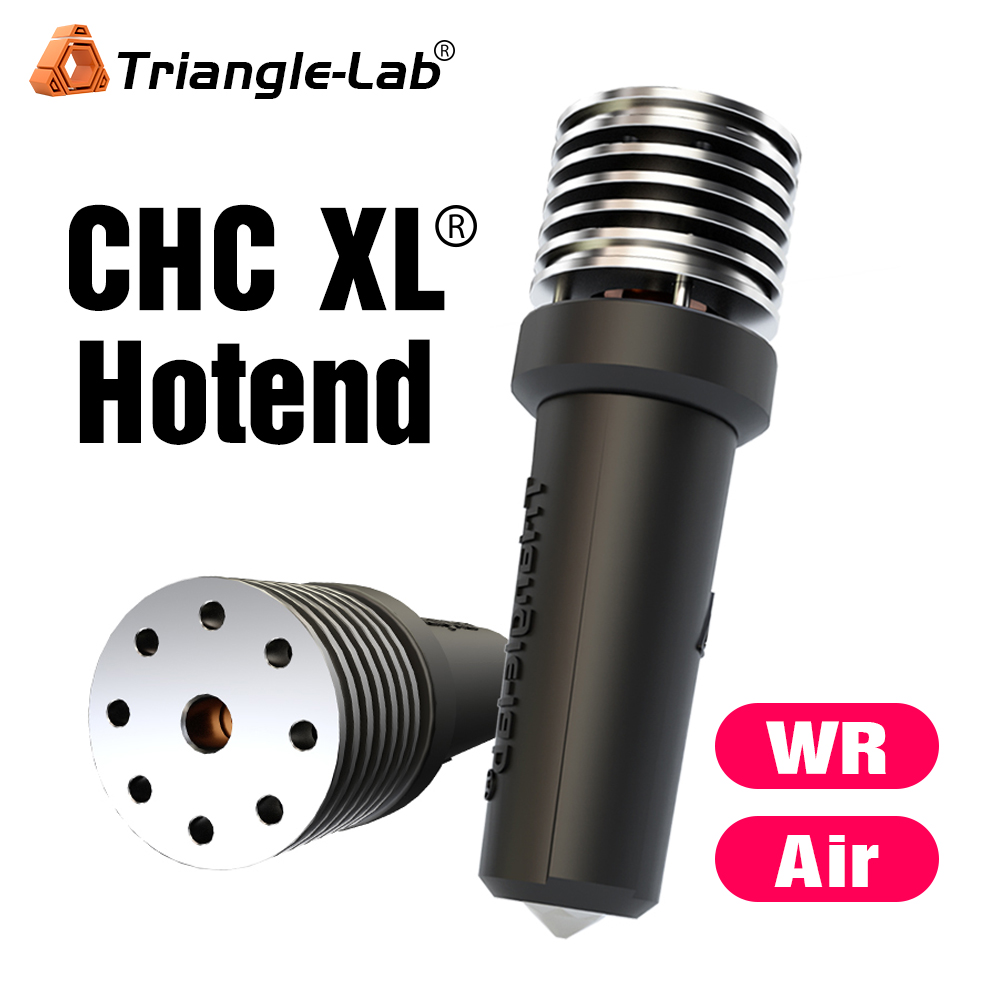 Trianglelab CHC XL HOTEND de Alto Rendimiento, Alto Flujo, Alta Velocidad, Resistente al Desgaste, Compatible con FDM, Fibra de Carbono, VORON 3D