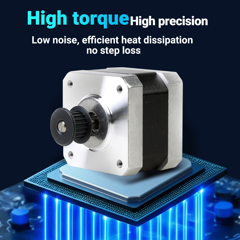 Creativity 42-34 X-Axis Stepper Motor with 2GT Synchronous Gear ForEnder 3, Pro Ender-5 Series/CR-6 SE,Max /CR-6 SE 3D Printer