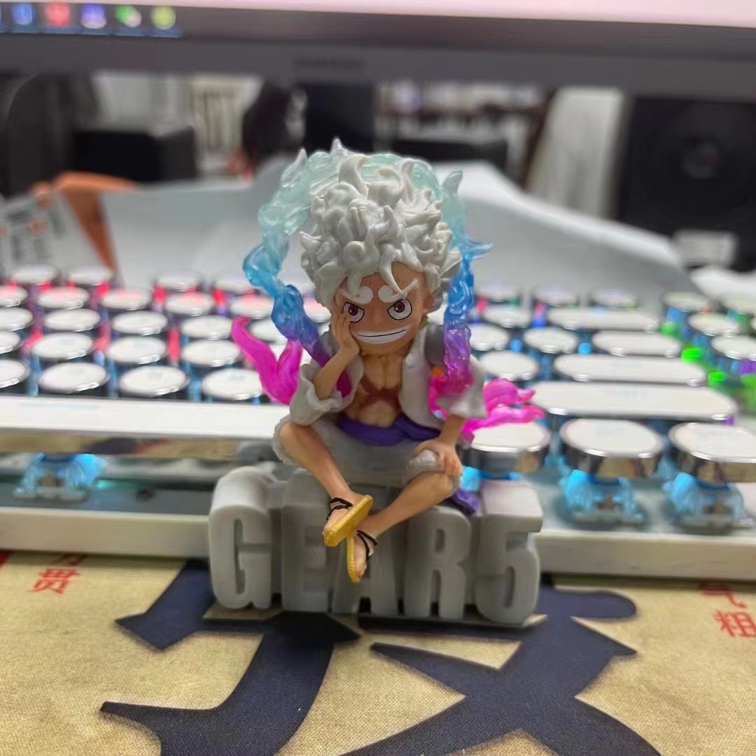 ใหม่ 10cm Mini One Piece Y z Luffy Gear 5 Action Figure Nika รูปปั้นอะนิเมะตุ๊กตา Pvc ตุ๊กตาคอลเลกชันของเล่นของขวัญเด็ก