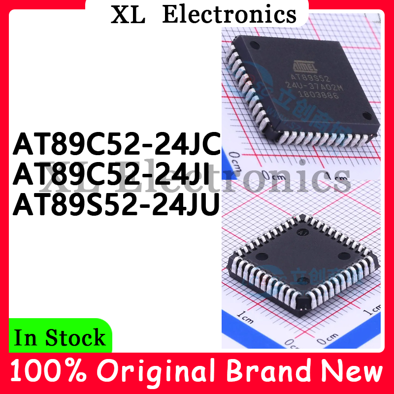AT89C52-24JC AT89C52-24JI AT89S52-24JU Nuevo Original
