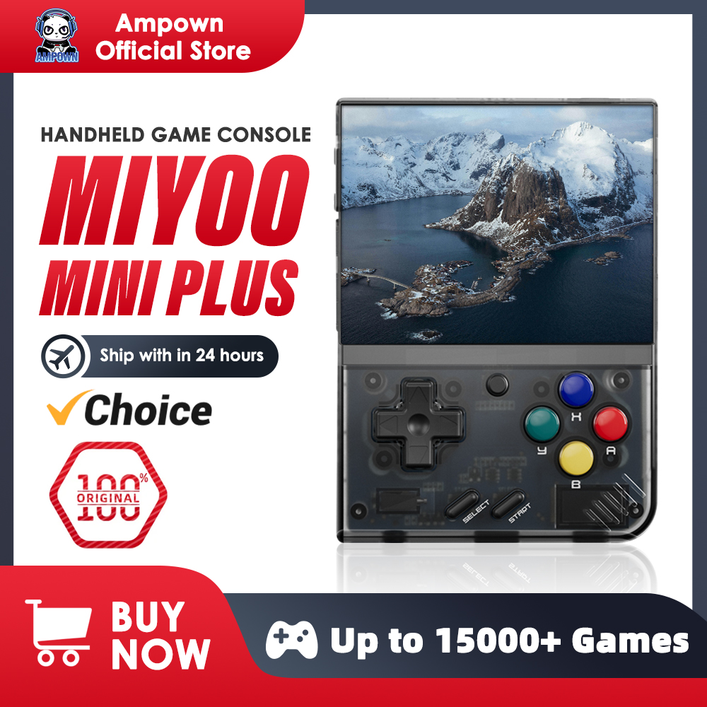 MIYOO Mini Plus przenośna retro przenośna konsola do gier V2 Mini + ekran IPS klasyczna konsola do gier wideo System Linux prezent dla dzieci