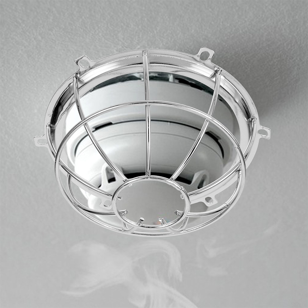 2Pcs Fire Sprinkler Protector Cage Iron Heavy-Duty Sprinkler Guard for Dust Debris Protection Smoke Wire Guard Fire