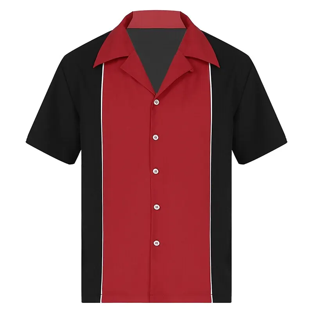 Men's Short Sleeved Lapel Shirt, Short Sleeve, Soft Fabric, Hawaiian Design, Casual Fashion, New, 12 Colors