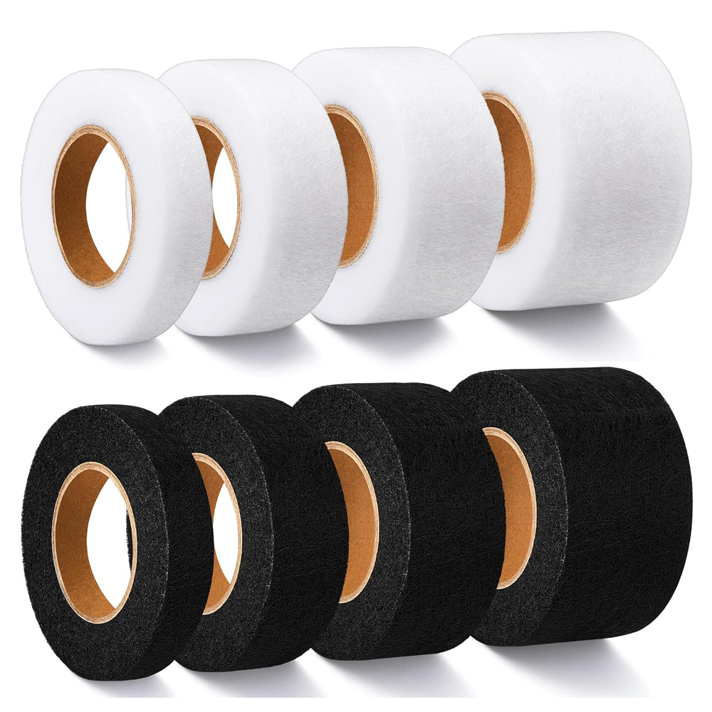 Cinta de dobladillo para planchar, cinta de dobladillo sin coser, tira de dobladillo Fusible para Pantalones, Jeans, cortinas, vestido, tela de costura de ropa, 50M