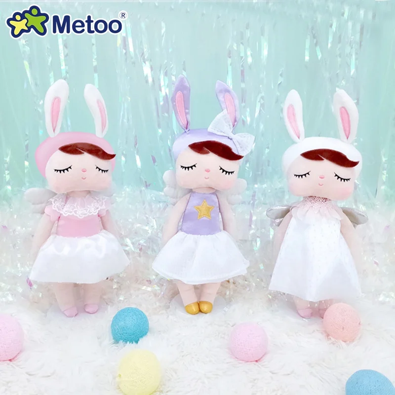 Original Metoo 34cm Angela Doll Toys Series Cute Plush Princess Children's Plush Toy Children Holiday Birthday Gifts Plush Doll