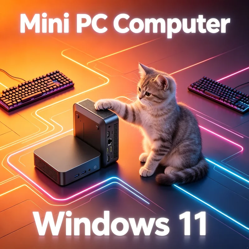 Core I9 8950HK Mini Office Study Gaming PC Windows 11 Pro 32GB RAM 1TB 2TB SSD WiFi6 BT5.2 4K HD 3Y Warranty