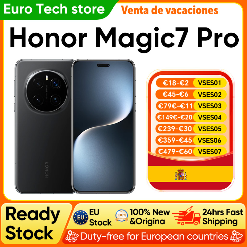 Globale Version HONOR Magic7 Pro 5G Smartphone Snapdragon 8 Elite 6,8'' 120Hz LTPO Display 100W Ladung 5270mAh IP68 BT5.4 OTG