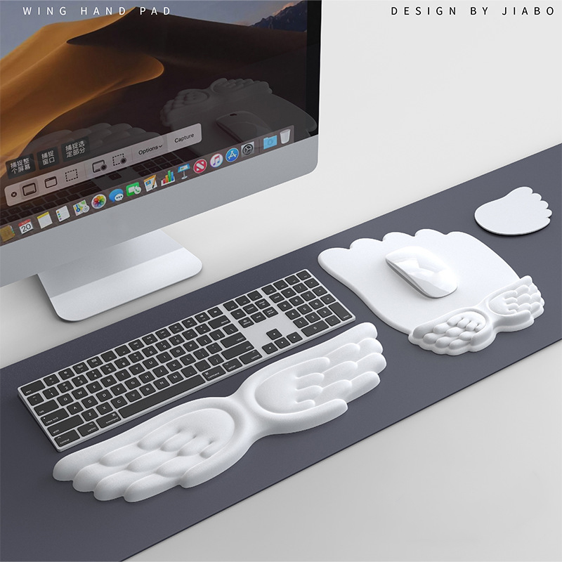 Keyboard mekanik, Mouse, sandaran pergelangan tangan, Keyboard komputer, Laptop, sayap malaikat, busa memori, dukungan pergelangan tangan bantalan Mouse