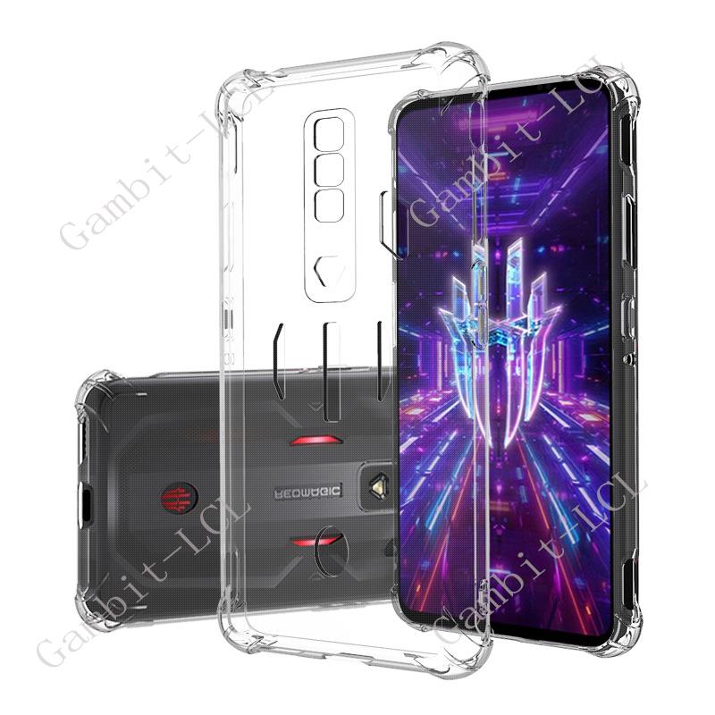 Antyupadkowe etui z miękkiego TPU dla ZTE Nubia Red Magic 7 Pro 6R RedMagic 6s 6Pro 7Pro 8Pro 8 Plus Przezroczysta osłona ochronna