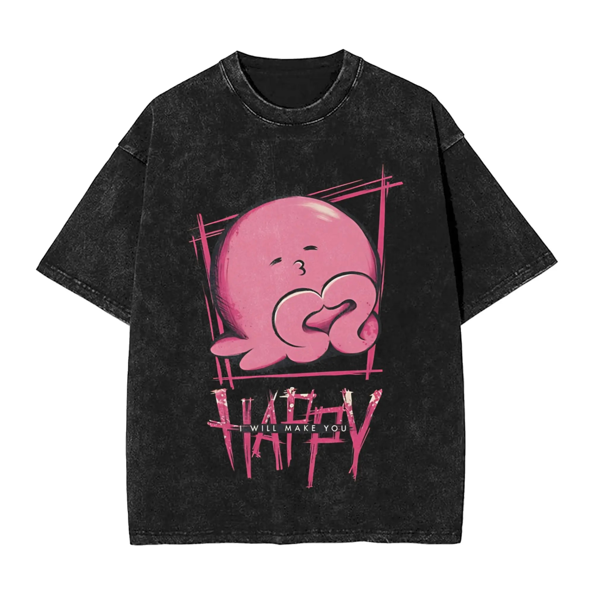 เสื้อยืดลายการ์ตูนจากอนิเมะญี่ปุ่นเรื่อง Takopi's Original Sin สำหรับผู้ชายและผู้หญิง แฟชั่นคอกลม ผ้าฝ้าย สตรีทแวร์ ทรงโอเวอร์ไซส์