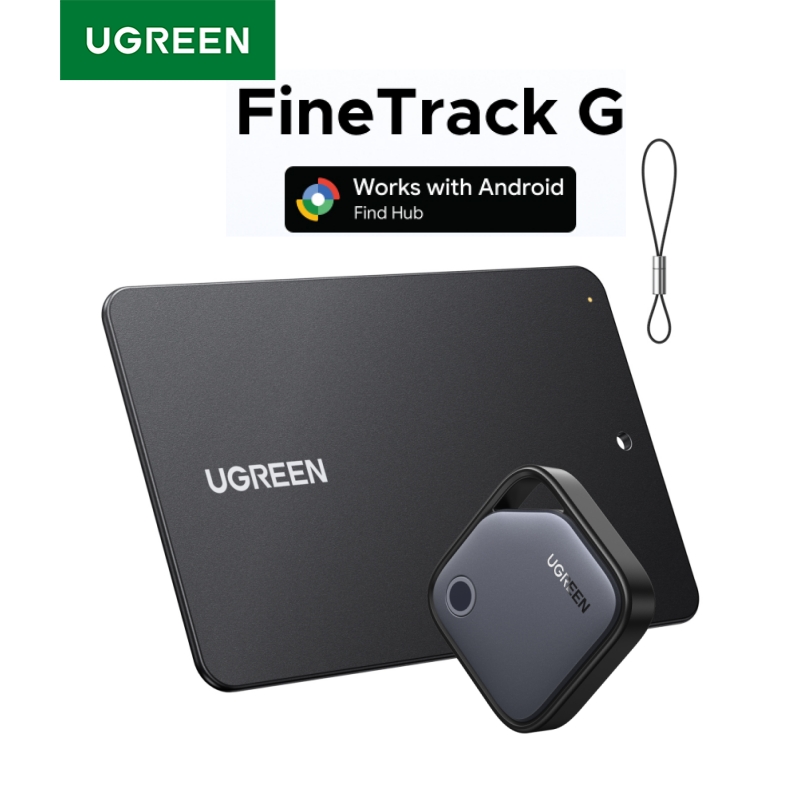 UGREEN Smart Tracker for Google Android Devices (Android Only) Air Tracker Tags,with Find Hub App Item Finder Smart Tag