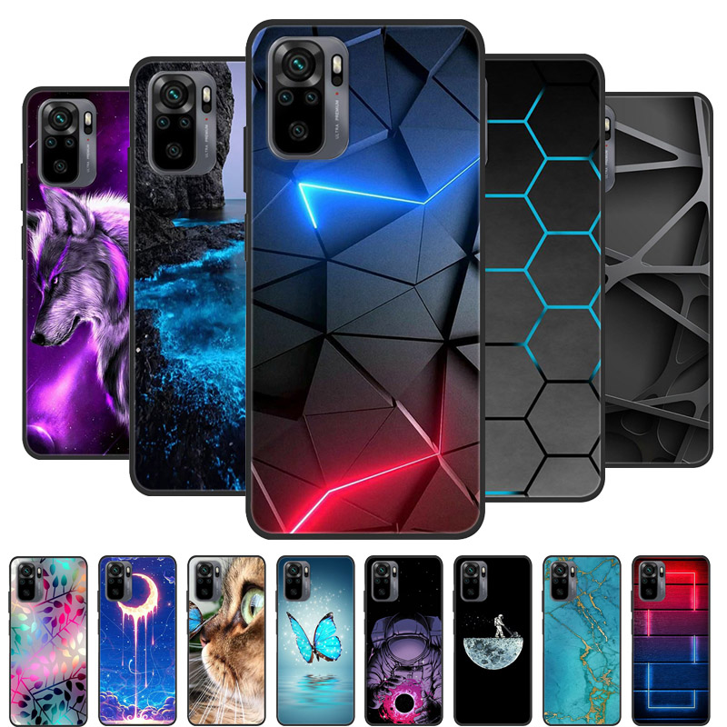 Per Xiaomi Poco M5s Custodia 6.43 "Custodia posteriore in silicone per telefono per Xiaomi Poco M5s Custodie PocoM5s M5 S 2022 Paraurti morbido coque Funda