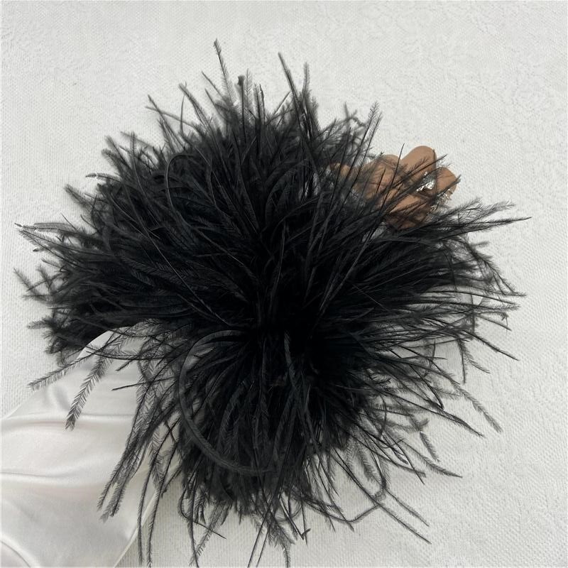 Extra grande pena pulseira penas braço mangas para mulher punhos com penas oversleeve punho snap manguito roupas mais quentes vestuário
