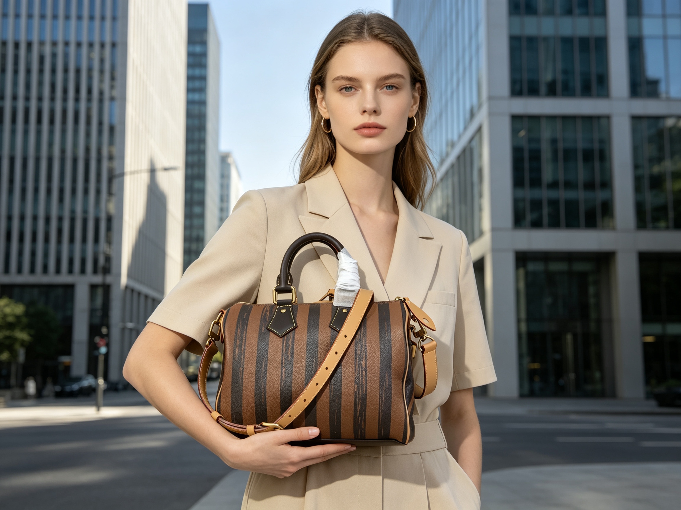 Sac à chaîne en cuir de vachette de première qualité, style luxe léger, en cuir d'agneau véritable, sac à bandoulière pour femme, idéal pour les trajets quotidiens