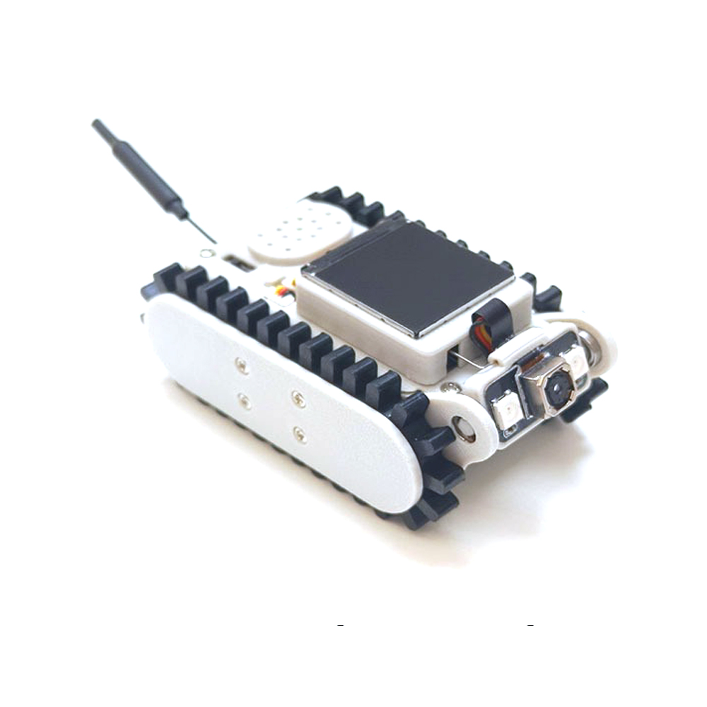ESP32กล้องถ่ายวิดีโอแบบไร้สายรถเข็นของหุ่นยนต์ตีนตะขาบมีกล้องเคลื่อนที่ได้รถถัง RC ไวไฟสำหรับ ESP32รถหุ่นยนต์
