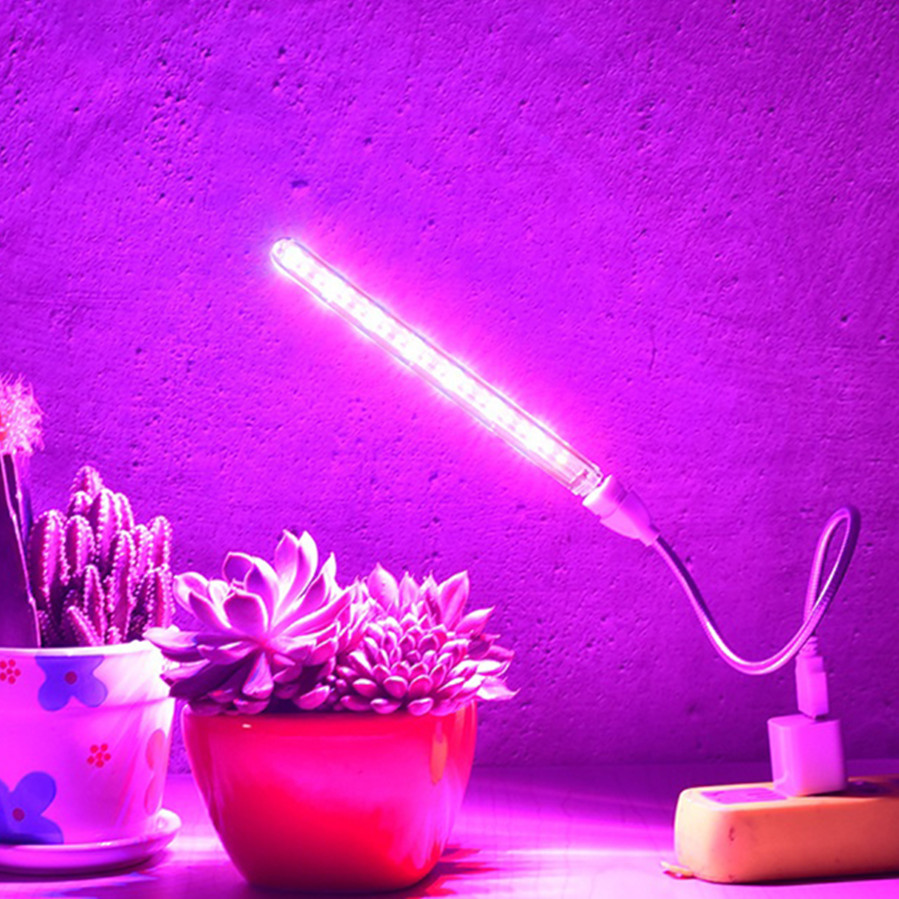 VnnZzo LED フルスペクトル植物ランプ USB 成長ライト柔軟な LED 成長ライト植物ランプ花苗水耕照明