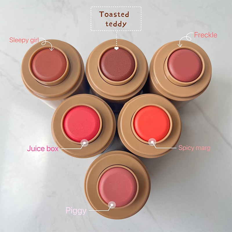 Bastão de Blush Rosa Nude Matte – À Prova D'água e de Longa Duração, Alta Pigmentação, Não Transfere para Rosto e Lábios