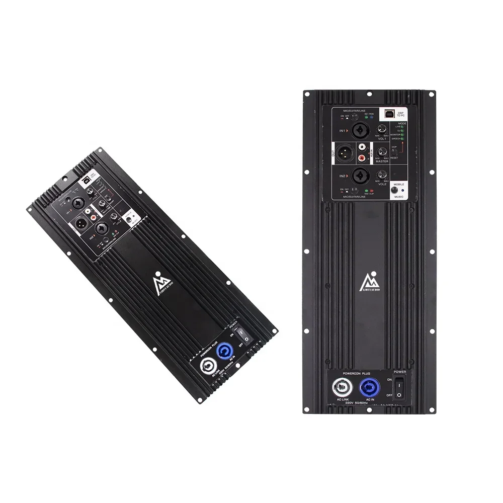 TLF  Lihui Professional Class D Subwoofer Active Speaker Board Built-in DSP 2 Channel Digital Full-ranges Amplifier Module