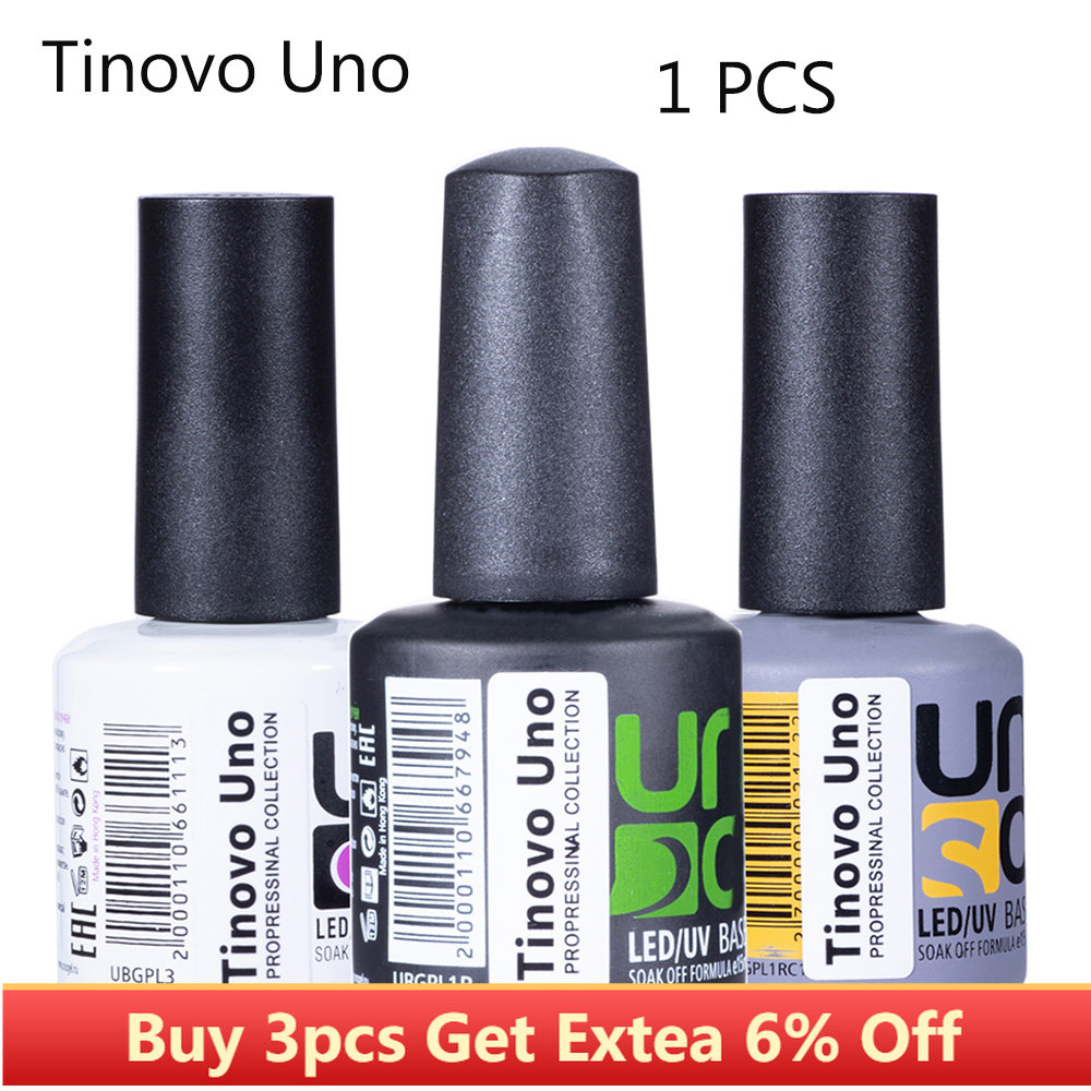 Tinovo Uno Ultimo smalto gel con base in gomma UV semipermanente spesso e resistente cappotto di base per manicure unghie salone d'arte