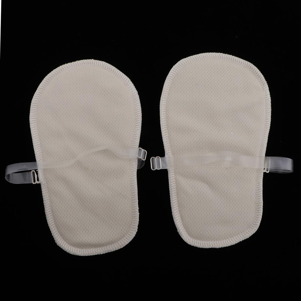 2 coussinets absorbant la sueur lavables et respirants pour hommes et femmes