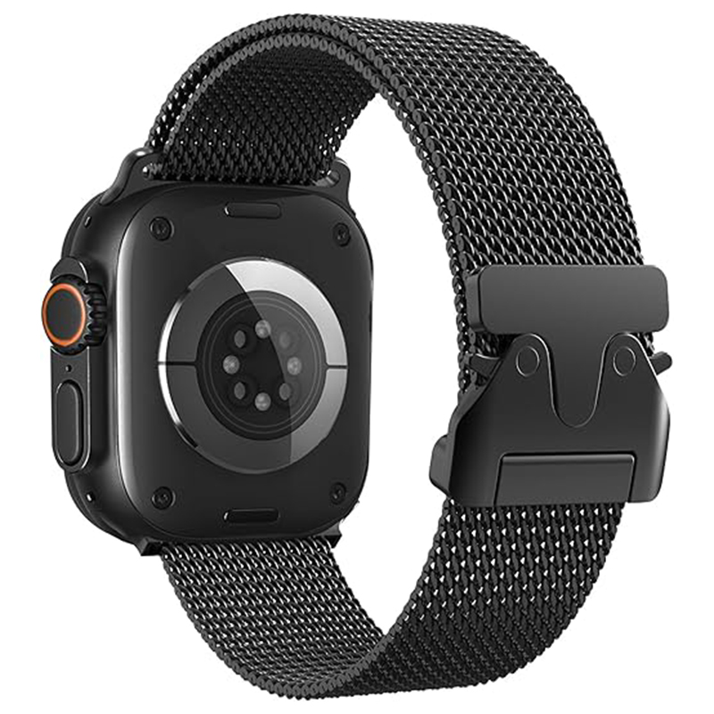 Milanese Loop Band voor Apple Watch Ultra 3 2 49mm 46 45 44 41 38 42 Roestvrij Staal Metaal voor iWatch Serie 11 10 9 8 7 6