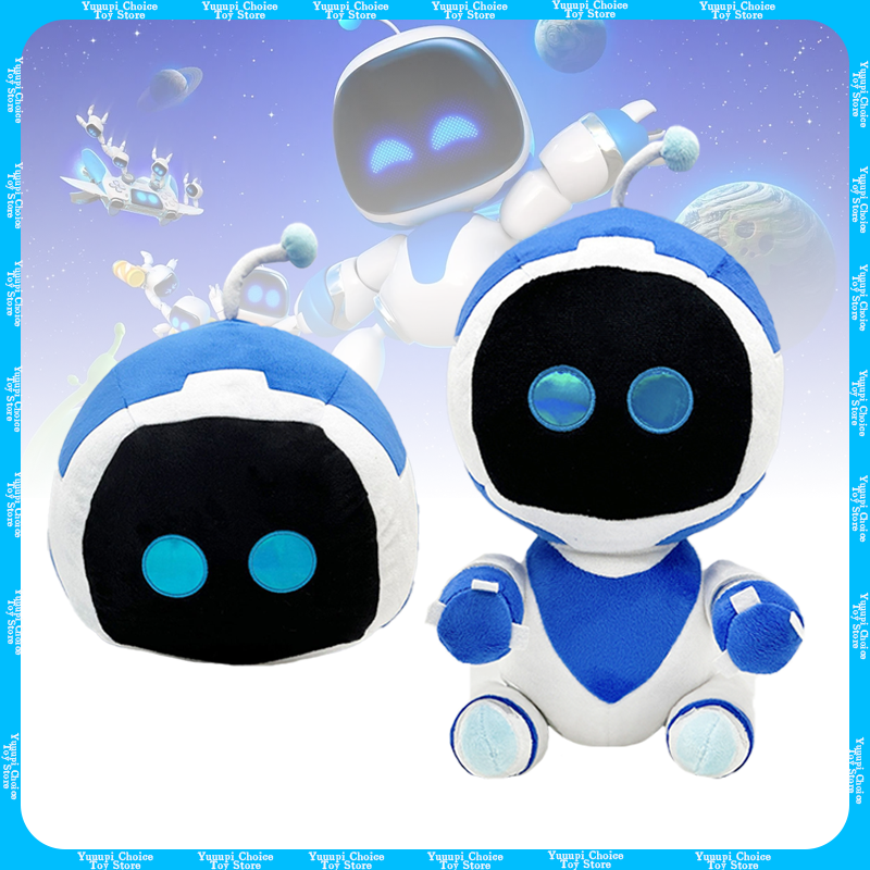 Astro Bot Pluszowe zabawki Gra Peryferyjna Śliczne Miękkie Wypchane Astro Bot Dekoracja domu Poduszki do gier Fani gier Dzieci Urodziny Prezenty świąteczne