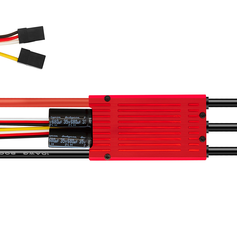 Hobbywing Skywalker 120A V2-UBEC 3-8S Bezszczotkowy ESC 32-bitowy ARM M4 Chip z Odwrotnym Hamowaniem do Akcesoriów Samolotów 3D ze Stałym Skrzydłem