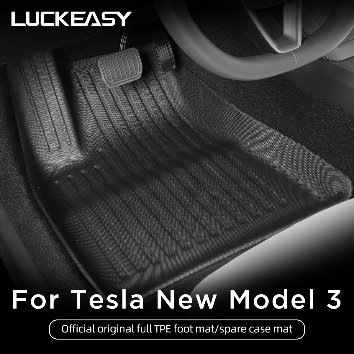 Per Tesla Modello 3 Highland 2024-2025 Tappetini per auto Tappetino protettivo Accessori auto Cargo Liner Tappetino per bagagliaio Solo adatto al timone destro