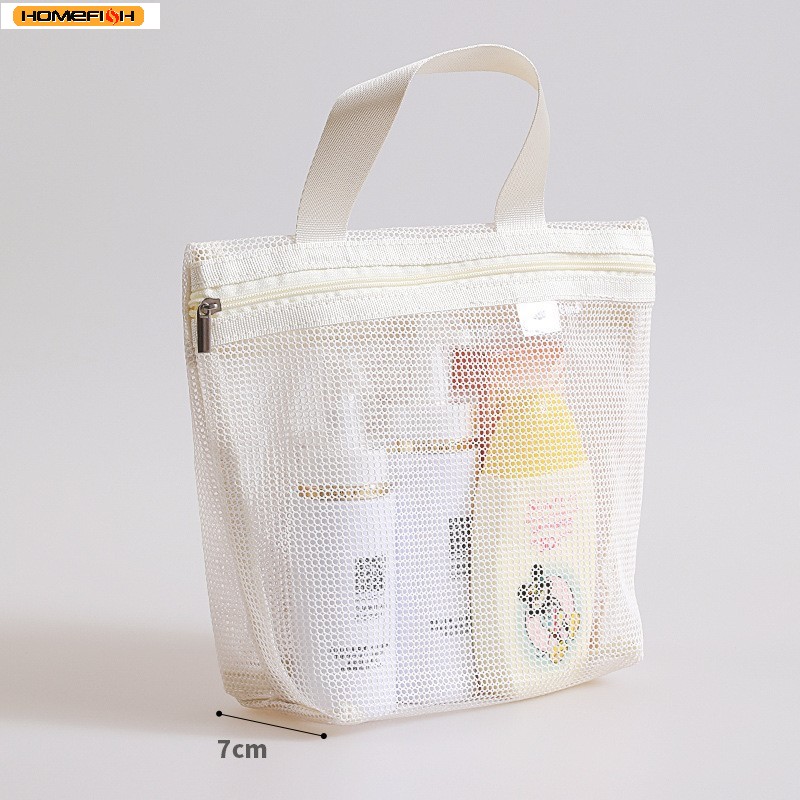 Bolsas de Almacenamiento de Maquillaje y Artículos de Aseo HOMEFISH, Bolsos Portátiles de Viaje, Organizador Colgante para Herramientas de Ducha y Lavado Corporal