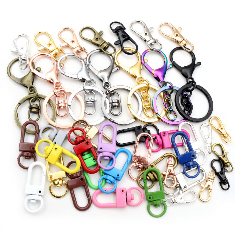 5-10Pcs Snap Hook Memicu Klip Gesper untuk Gantungan Kunci Lobster Lobster Gesper Kait untuk Kalung Gantungan Kunci Gesper persediaan Perhiasan