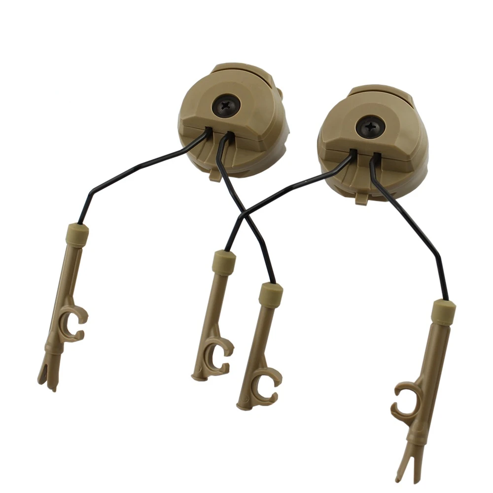 Тактический кронштейн для гарнитуры Fast Ops Core Helmet ARC Rail Adapter Set Comtac II Series Военная гарнитура с шумоподавлением