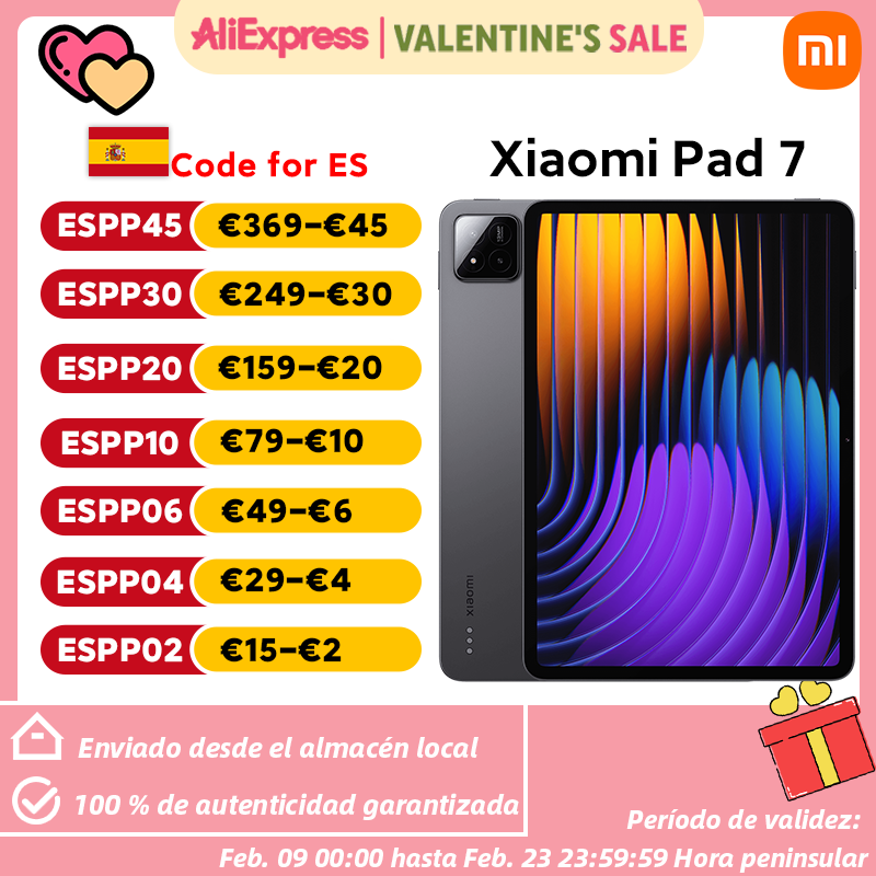 Xiaomi Pad 7 Global Version Mi Tablet Snapdragon 7+ Gen 3 11.2-calowy wyświetlacz 3.2K 144Hz Adreno GPU Ładowanie Turbo 45W 8850mAh