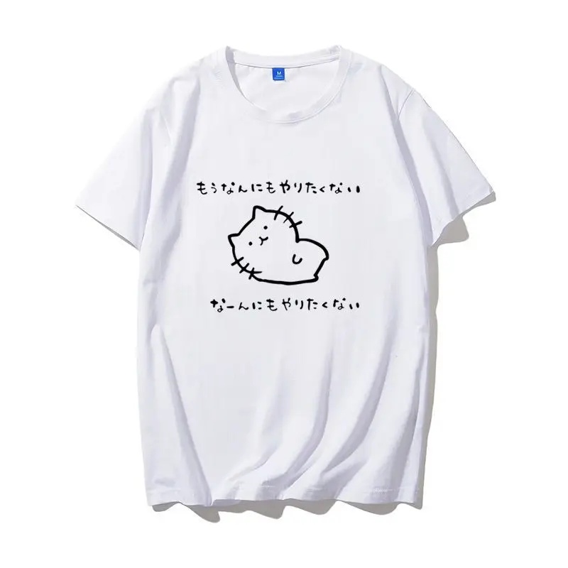 2025 Ropa Mujer Donne coreane T-shirt Moda giapponese Camisetas Donna Top Anime Stampa Estate Tees Casual Bianco Y2k Magliette