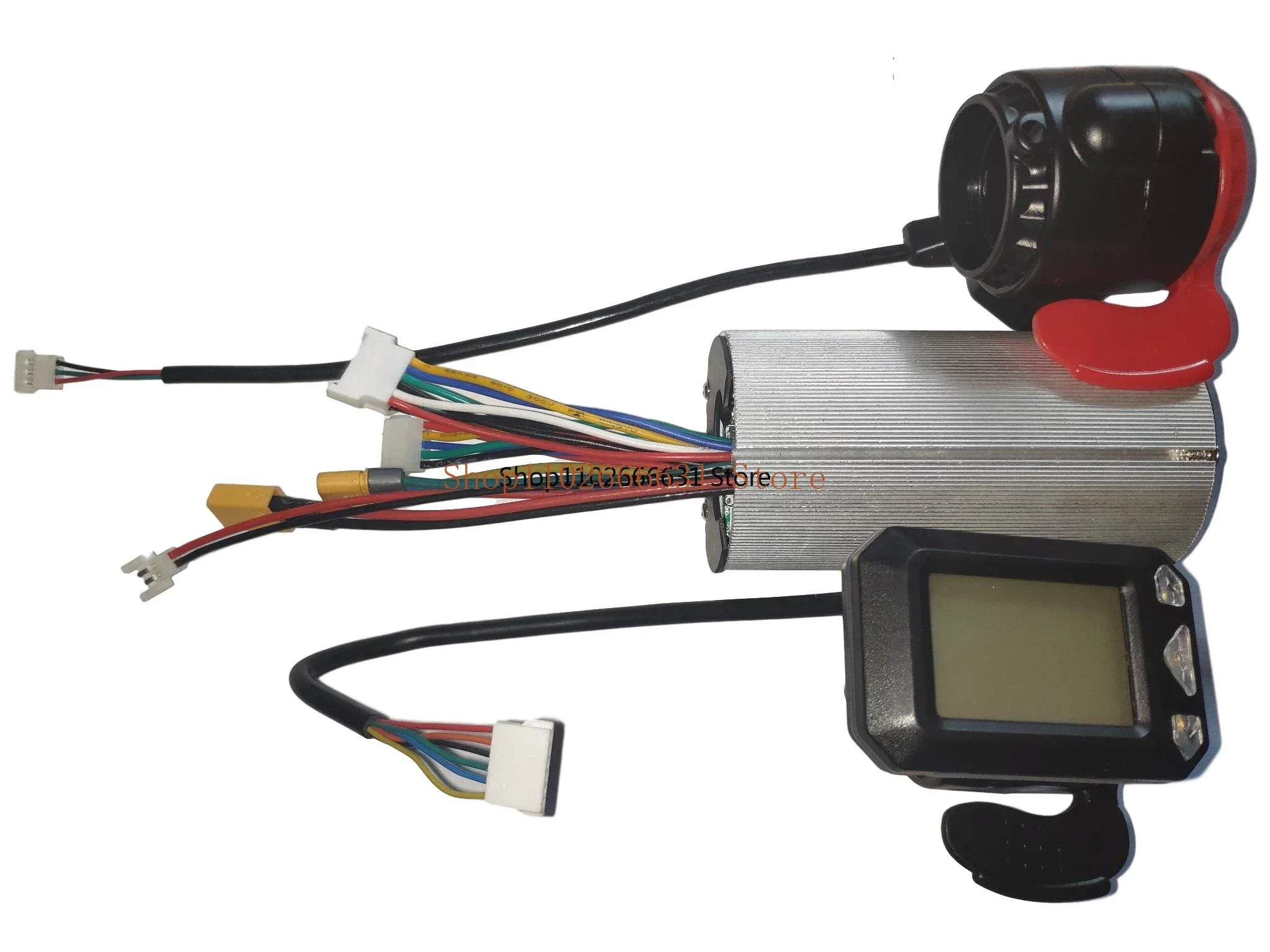 電動スクーター用LCDディスプレイ付きコントローラー,ブラシレスモーター,電動自転車アクセサリー,高品質,36V, 350W, 12A