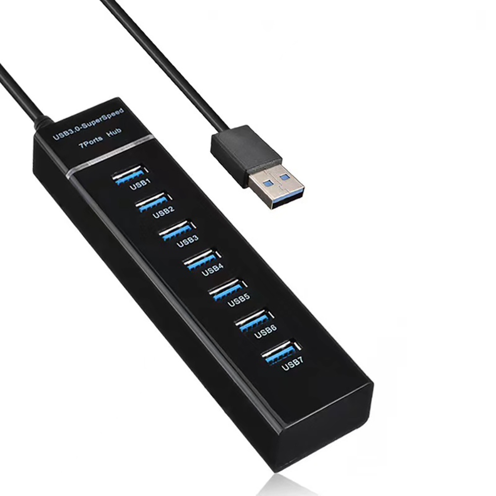 USB 3.0 2.0 HUB Kabel Splitter USB Schijf Toetsenbord Muis Fan Harde Schijf Licht Adapter met DC Voeding Poort voor Laptop Notebook
