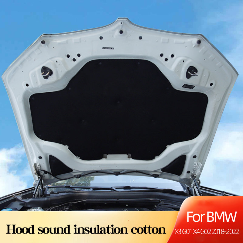 Auto Kap Geluidsisolatie Akoestische Absorptie Schuim Voor Bmw X3 G01 X4 G02 2018-2022 Heatproof Tool Decoratieve Accessoires