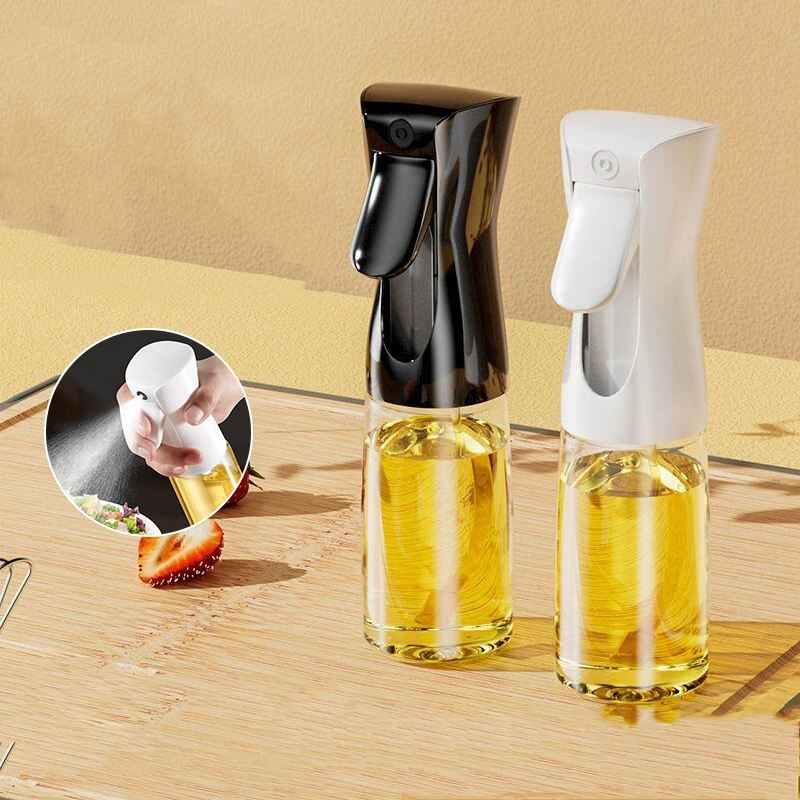 Oil Spray Bottle Spray Household Kitchen Spray Olive Oil Barbecue Fat Control Food Grade Plastic Oil Spray Pot