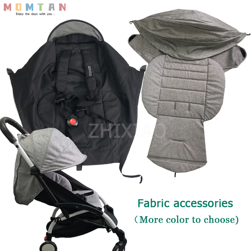 Acessórios para carrinho de bebê mamãe tan conjunto têxtil (almofada, viseira solar, base de assento), peça de reposição adequada para babyzen yoyo yoyo2 yoya babytime