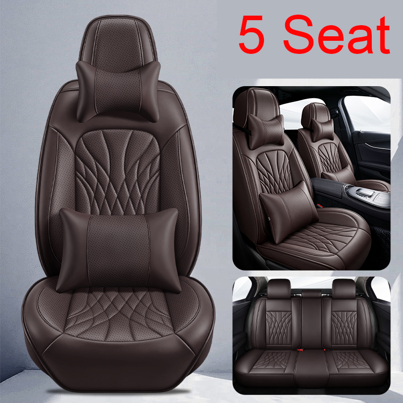 Pokrowiec na siedzenie samochodowe ze skóry PU do BMW E90 E46 F30 F10 Chevrolet Cruze Citroen C4 C3 Jeep Renegade Audi A4 B6 Akcesoria samochodowe