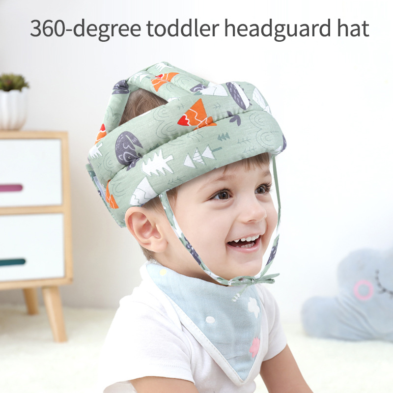 Travesseiro de cabeça de bebê, dispositivo anti-queda, almofada protetora de cabeça, verão, anti-colisão, aprendendo a andar, bebê, quatro estações, chapéu de criança