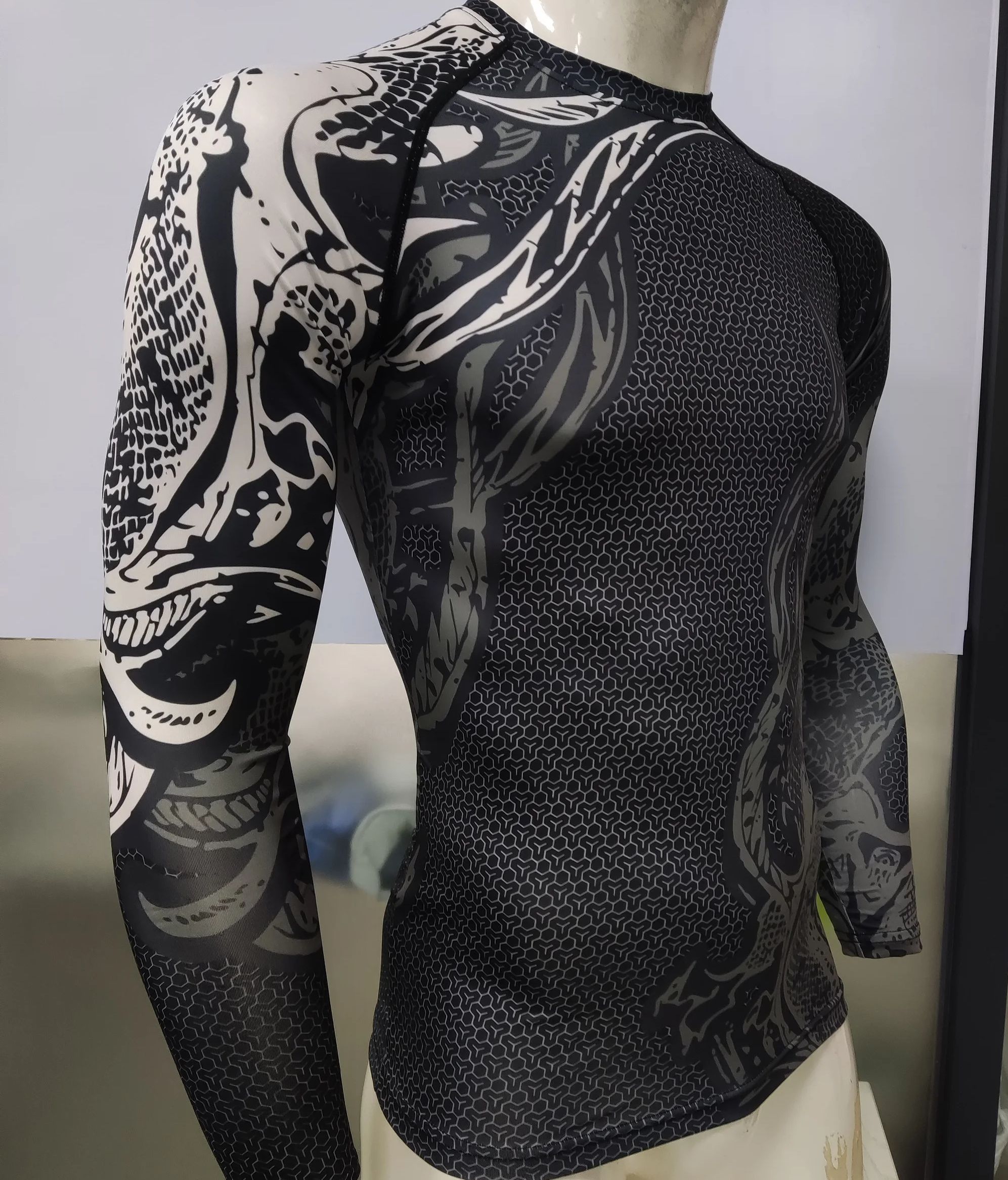 Cody Lundin MMA Bjj Boxen Sport Männer Rashguard Sublimation Gedruckt Jiu Jitsu Kompression T Shirt Lauf Gym Kickboxen Jersey
