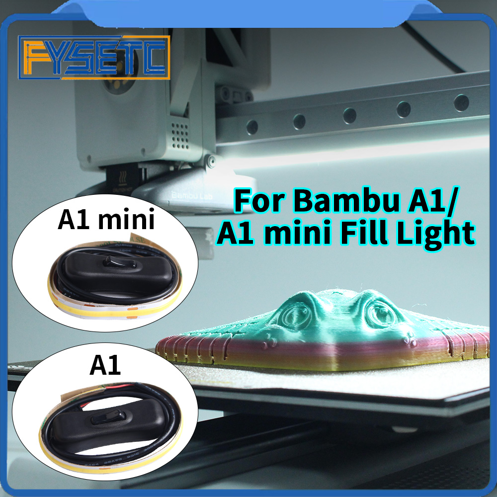 Pour Bambu Lab A1/A1 MINI bande lumineuse Led très brillante Ra95 lumière de remplissage 24V LED pour imprimante 3D Bambu Lab