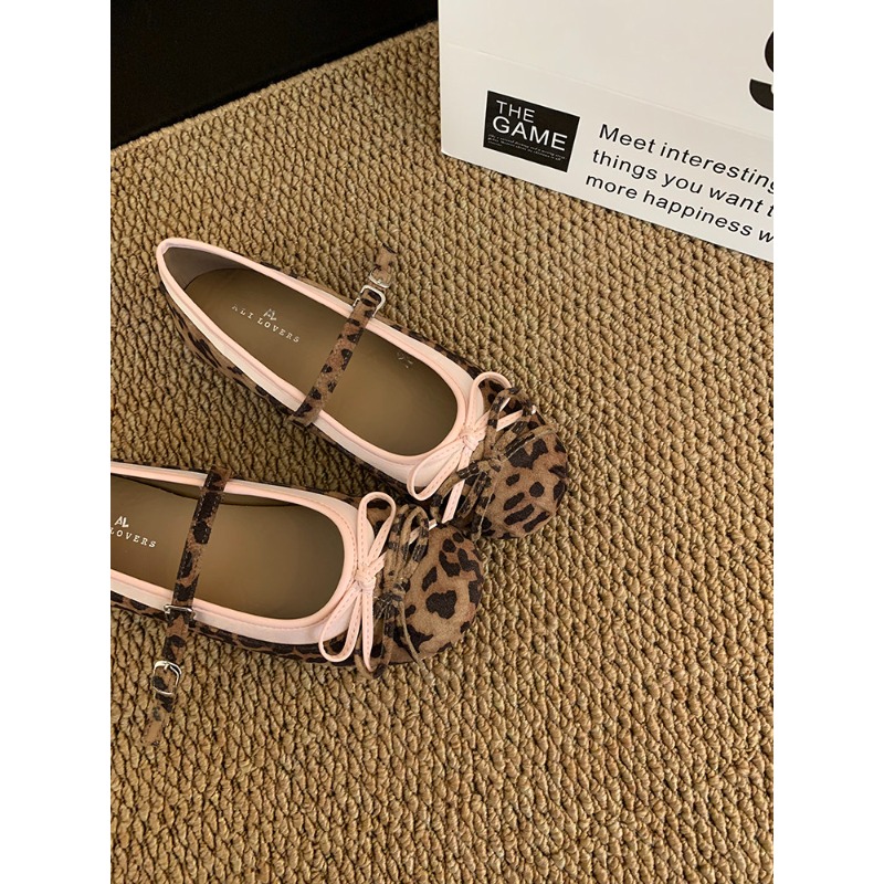 Franse exclusieve ballerina's met één knoop voor dames, nieuw model 2026, geschikt voor zowel werk als vrije tijd, Mary Jane schoenen