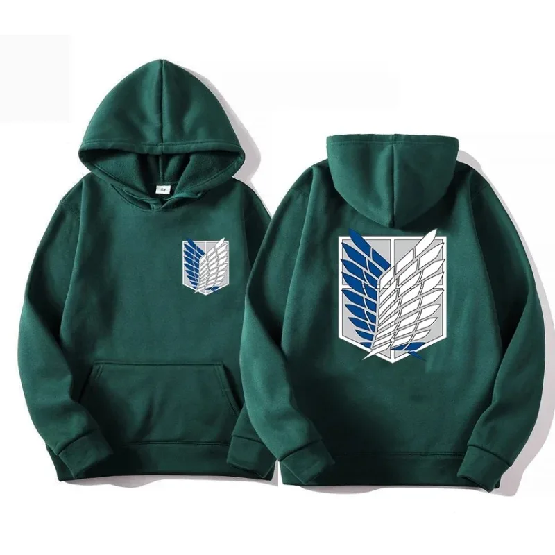 Sudaderas Attack on Titan Anime japonés Shingeki No Kyojin sudaderas con capucha Titans Attack Eren Yeager ropa Manga
