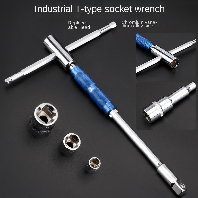 Sechs kant schlüssel für t Griff Sechs kant Inbus für Schlüssels chl üssel Schraubens chl üssel T-Typ Steckschlüssel Reparatur Universal Verlängerung stange