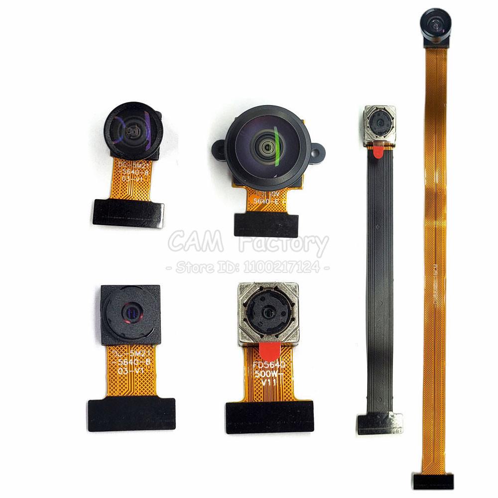 Módulo de câmera ov5640 66 72 120 160 graus foco automático af grande angular 24pin 0.5mm espaçamento dvp interface mipi 15cm 21mm 78mm hd
