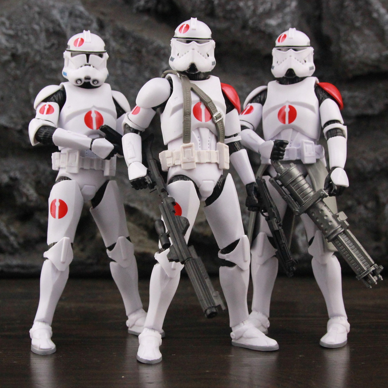 Neuer Körper – Star Wars 91st Mobile Reconnaissance Corps Commander Neyo Lieutenant Jester Recon Trooper 6" Actionfigur Klonspielzeug