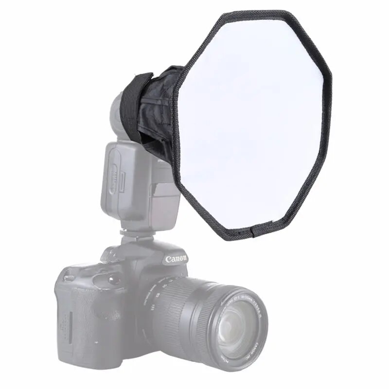 20 ซม.8 สตูดิโอถ่ายภาพแปดเหลี่ยมแฟลชDiffuser Mini SoftboxสําหรับSpeedlite Photo Studioอุปกรณ์เสริมกล่องนุ่ม
