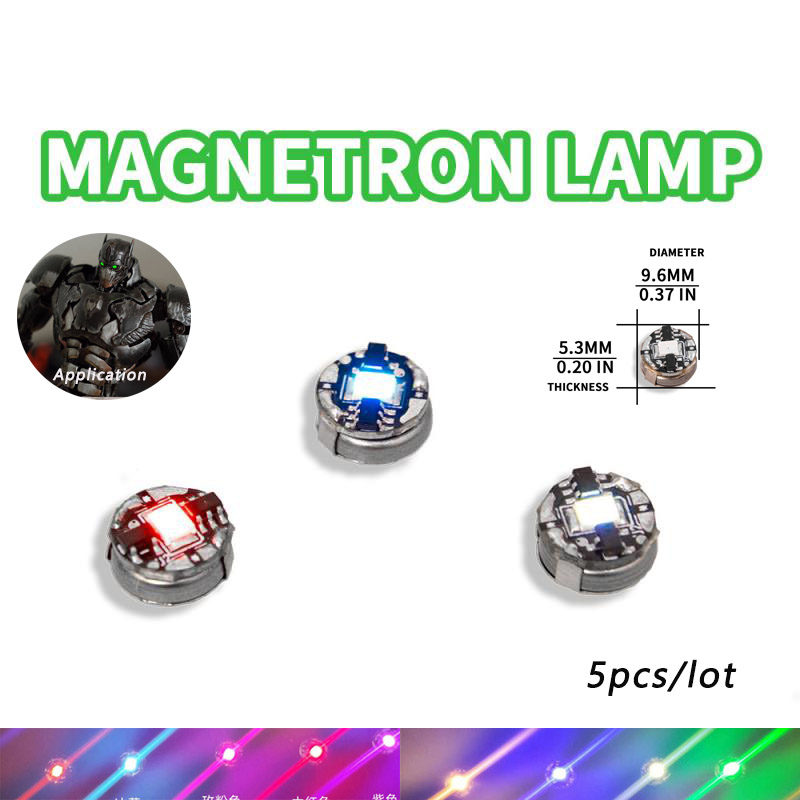 5 Stück magnetisch gesteuerte LED-Lampe, kabelloses Licht, superhell, ultrahell für DIY-Modellbau, plus Licht mit Batterien
