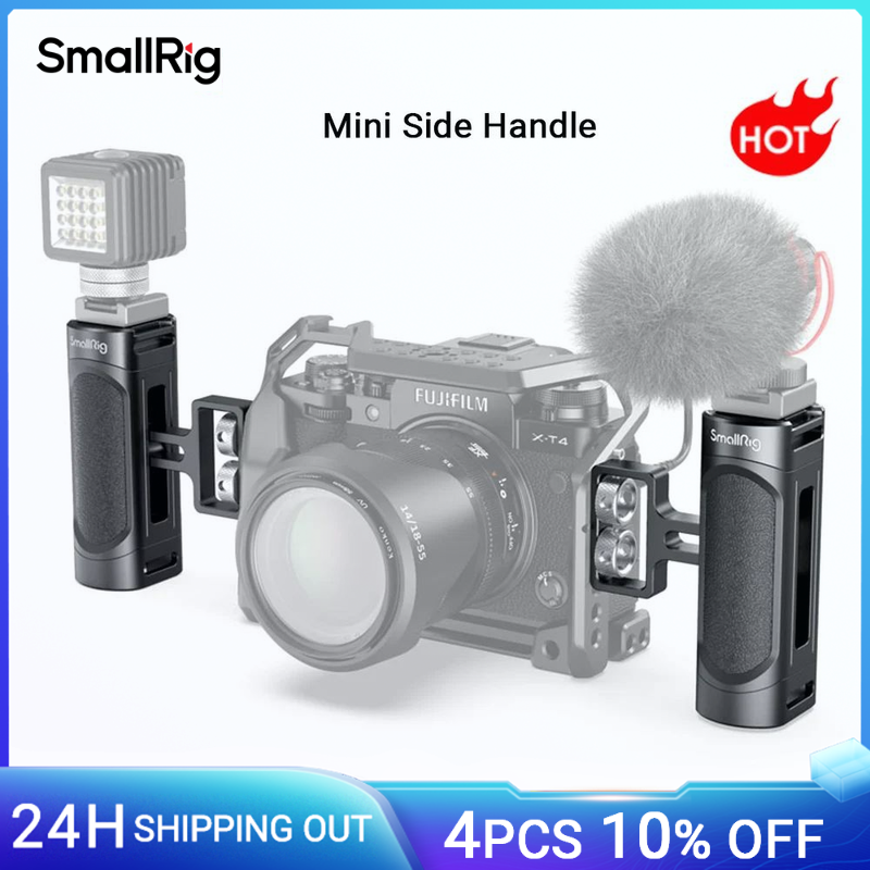 SmallRig Mini uchwyt boczny do uniwersalnej klatka operatorska z dwoma otworami gwintowanymi 1/4 "z odległością 18mm z boku 2916